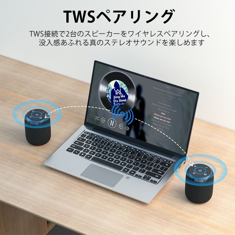OHAYO X2 ポータブルBluetoothスピーカー
