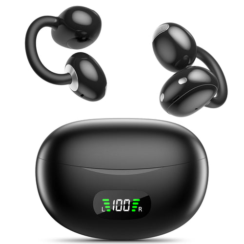 オープンイヤーイヤホン｜片耳4.7g超軽量・Bluetooth 5.4・最大40時間再生・ランニング／トレーニング向け（商品画像1）