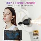OHAYO A7 クリップ式オープンイヤーイヤホン