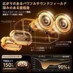 OHAYO S11 ポータブル スピーカー Bluetooth 5.3 ブルートゥース スピーカー 16W 23時間連続再生可能 アウトドア お風呂 デュアルドライバー / IPX6防水 / ワイヤレススピーカー / 五つのRGB照明モード